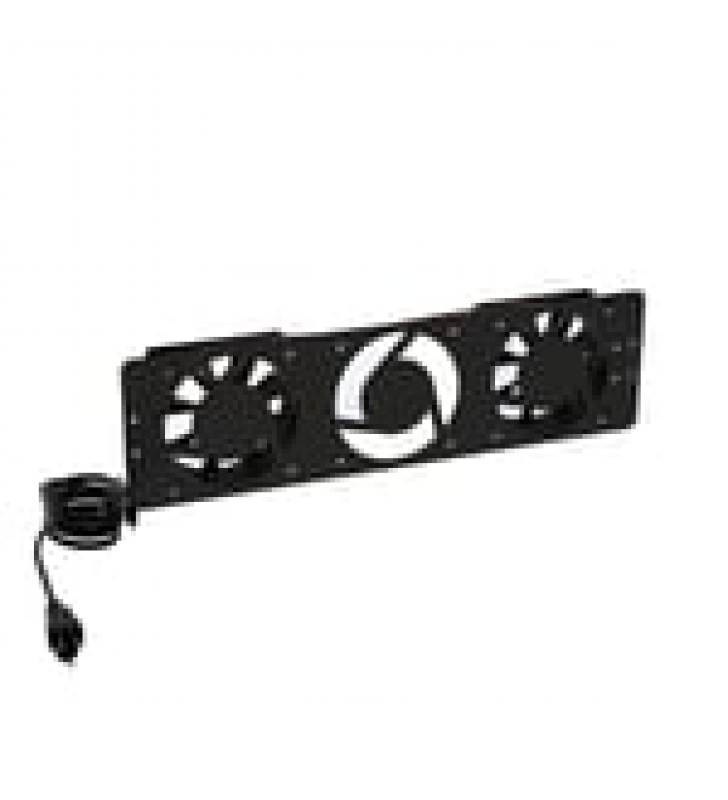 KIT DE 2 VENTILADORES 110 VCA (12 X 12 CM) CON CLAVIJA PARA GABINETE DE PISO.