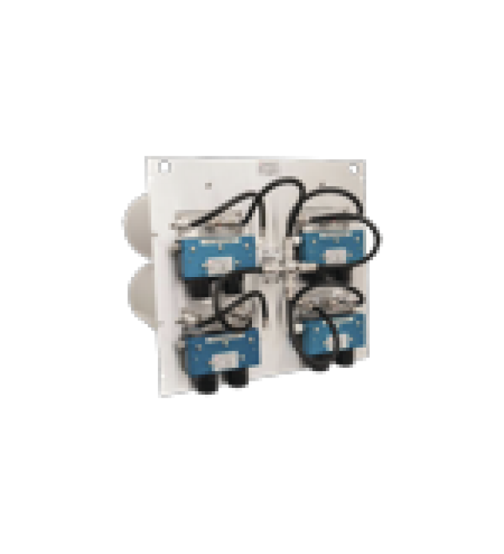 COMBINADOR EN PANEL PARA RACK 19 400-512 MHZ, 8 CANALES (7 DIAM.) 250 KHZ, 100/150 WATT, N HEMBRAS.