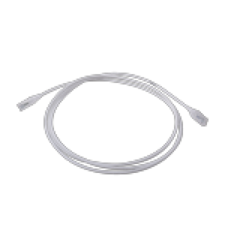 PATCH CORD MC6 MODULAR CAT6 UTP, CM/LS0H, 7FT, COLOR BLANCO, DIAMETRO REDUCIDO (28AWG)