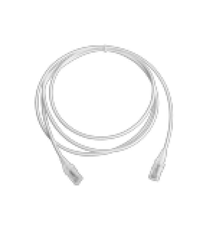 PATCH CORD MC6 MODULAR CAT6 UTP, CM/LS0H, 7FT, COLOR BLANCO, DIAMETRO REDUCIDO (28AWG), VERSION BULK (SIN EMPAQUE INDIVIDUAL)