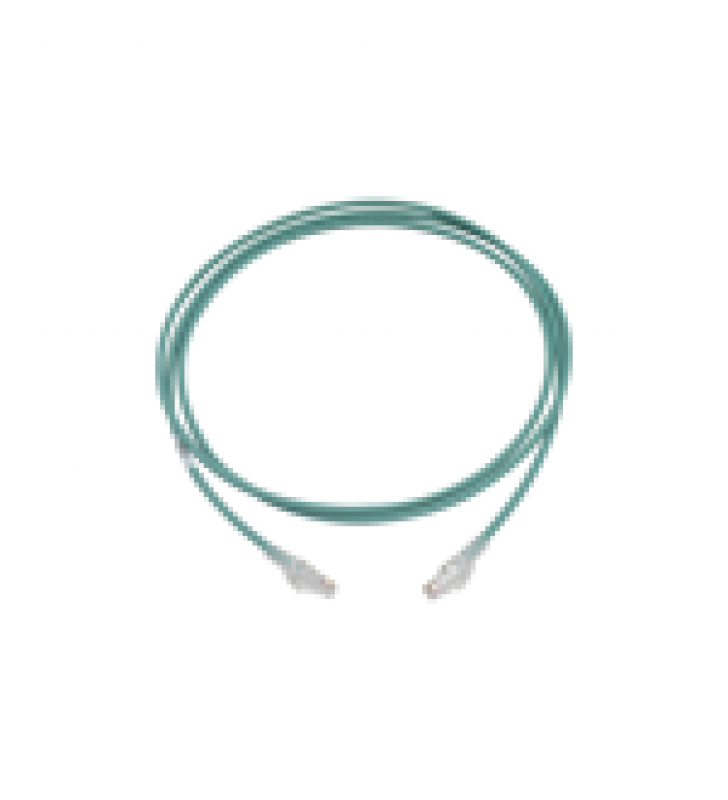 PATCH CORD MC6 MODULAR CAT6 UTP, CM/LS0H, 7FT, COLOR VERDE