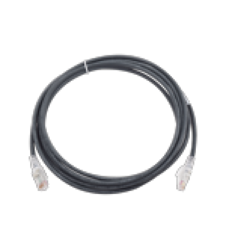 PATCH CORD MC6 MODULAR CAT6 UTP, CM/LS0H, 10FT, COLOR NEGRO, VERSION BULK (SIN EMPAQUE INDIVIDUAL)