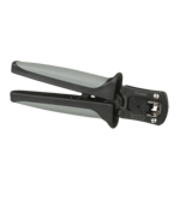 PINZAS PONCHADORAS PARA PLUGS MODULARES RJ45, CAT5E, CAT6 Y CAT6A, COLOR NEGRO