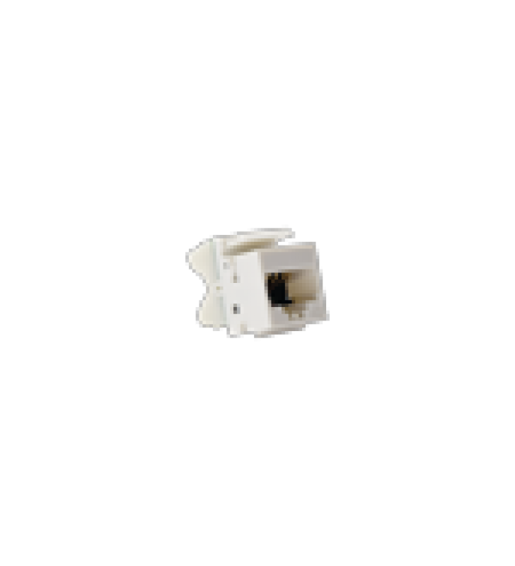 JACK MAX UTP CATEGORIA 6, ESTILO 110, KEYSTONE, COLOR BLANCO, VERSION BULK (SIN EMPAQUE INDIVIDUAL)