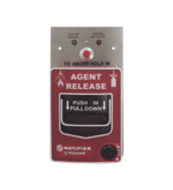 ESTACION DE LIBERACION DE DOBLE ACCION / BOTON DE ABORTO / BLOQUEO CON LLAVE / COLOR ROJO