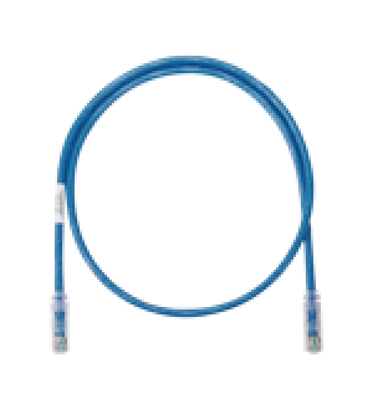 CABLE DE PARCHEO UTP CATEGORIA 5E, CON PLUG MODULAR EN CADA EXTREMO - 1 FT. - AZUL