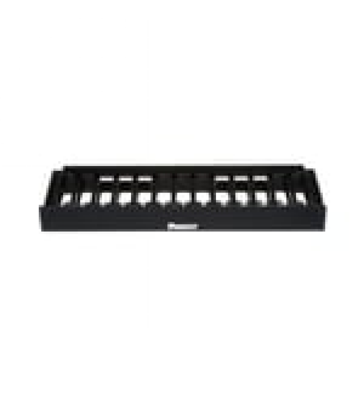 ORGANIZADOR DE CABLES HORIZONTAL NETMANAGER, SENCILLO (SOLO FRONTAL), PARA RACK DE 19IN, 1UR