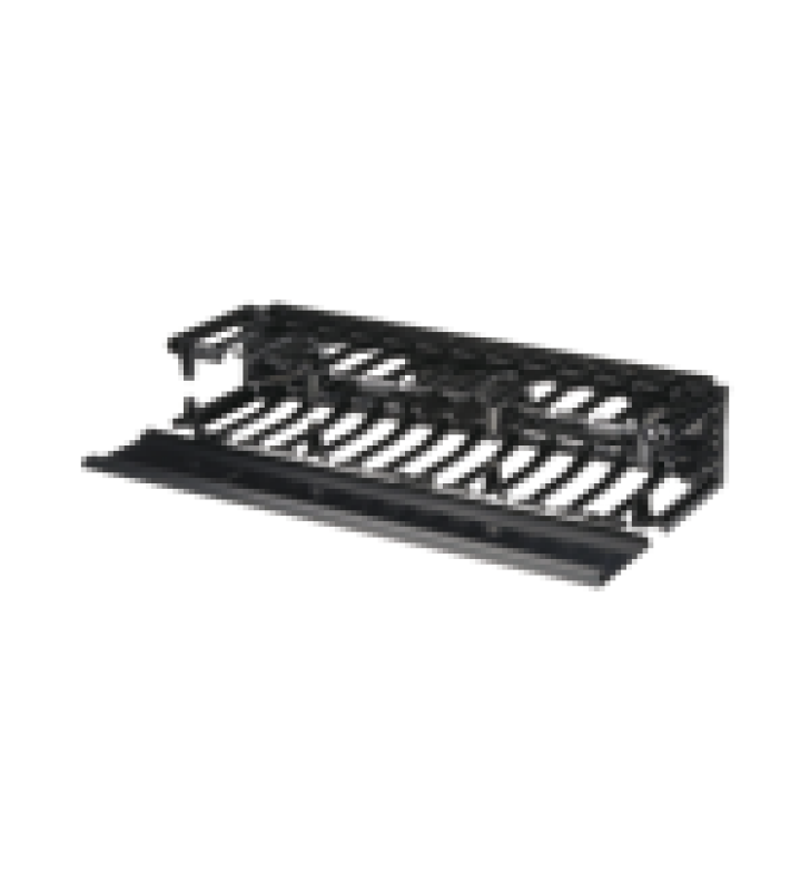 ORGANIZADOR DE CABLES HORIZONTAL NETMANAGER, SENCILLO (SOLO FRONTAL), PARA RACK DE 19IN, 2UR