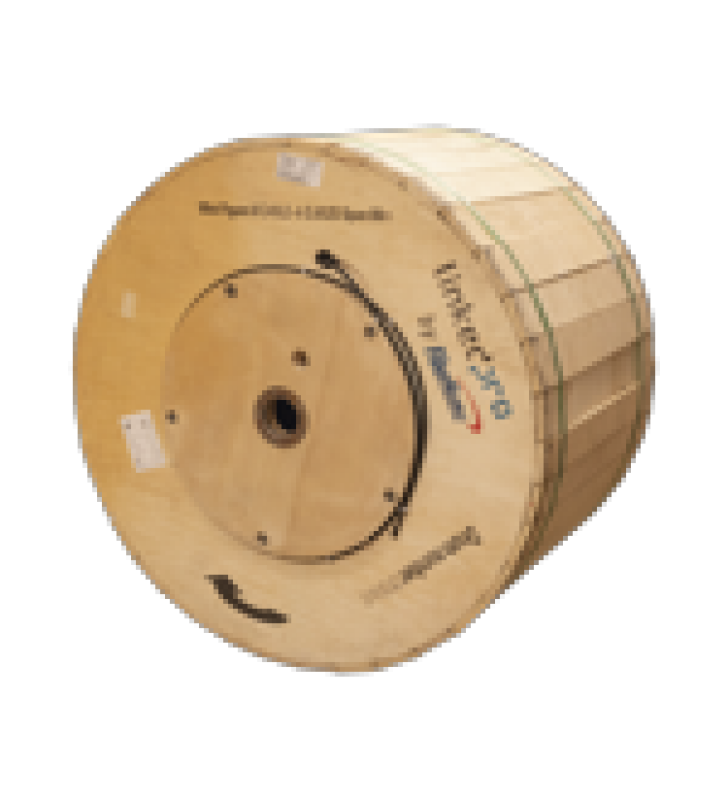 CARRETE DE 4 KM DE FIBRA OPTICA AEREA MINI FIGURA 8, G.652D, MONOMODO DE 6 HILOS, EXTERIOR, SPAN 80, LOOSE TUBE