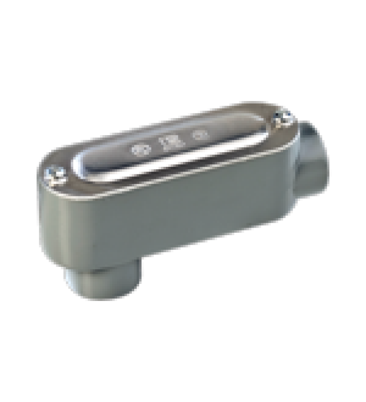 CAJA CONDULET TIPO LB DE 3/4 (19.05 MM) INCLUYE TAPA Y TORNILLOS.