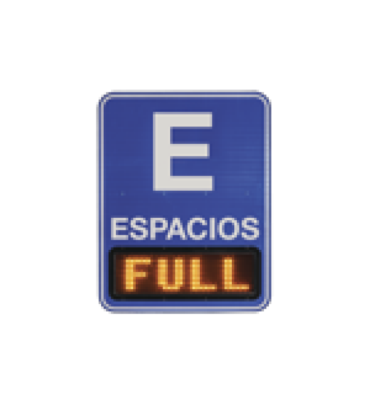 PANTALLA PARA SISTEMA DE CONTEO DE ESPACIOS DE ESTACIONAMIENTO