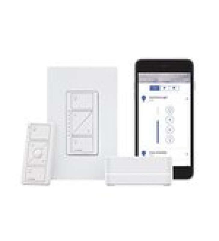 CONTROL DE ILUMINACION, KIT PARA INICIAR SU CASA INTELIGENTE, HUB CONTROLADOR, ATENUADOR (DIMMER), CONTROL REMOTO, TAPA.