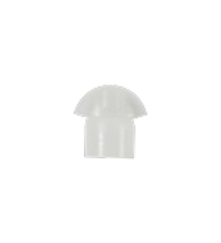 TAPON D/PLASTICO TRANSP.P/MICROFONO (100 PZAS)