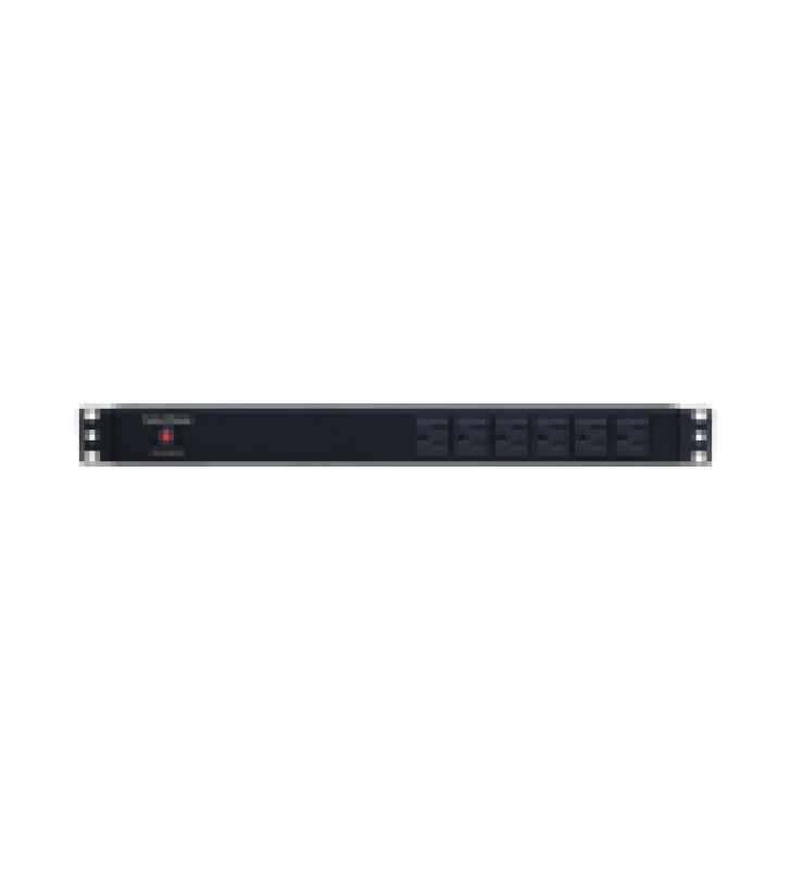 PDU BASICO PARA DISTRIBUCION DE ENERGIA, CON 8 TOMAS NEMA 5-15R TRASERAS Y 6 TOMAS 5-15R FRONTALES, 1UR, 15 AMP, 120 VCA