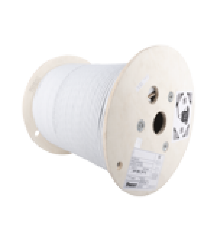 BOBINA DE CABLE BLINDADO F/UTP DE 4 PARES, CAT6A, SOPORTE DE APLICACIONES 10GBASE-T, LSZH (LIBRE DE GASES TOXICOS), COLOR BLANCO, 305M