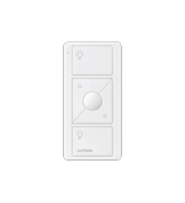 CONTROL REMOTO PICO 3 BOTONES ENCENDER/APAGAR, SUBIR/BAJAR INTENSIDAD, COLOR BLANCO, COMPLEMENTE CON UN ATENUADOR CASETA, RA2, RADIORA2.