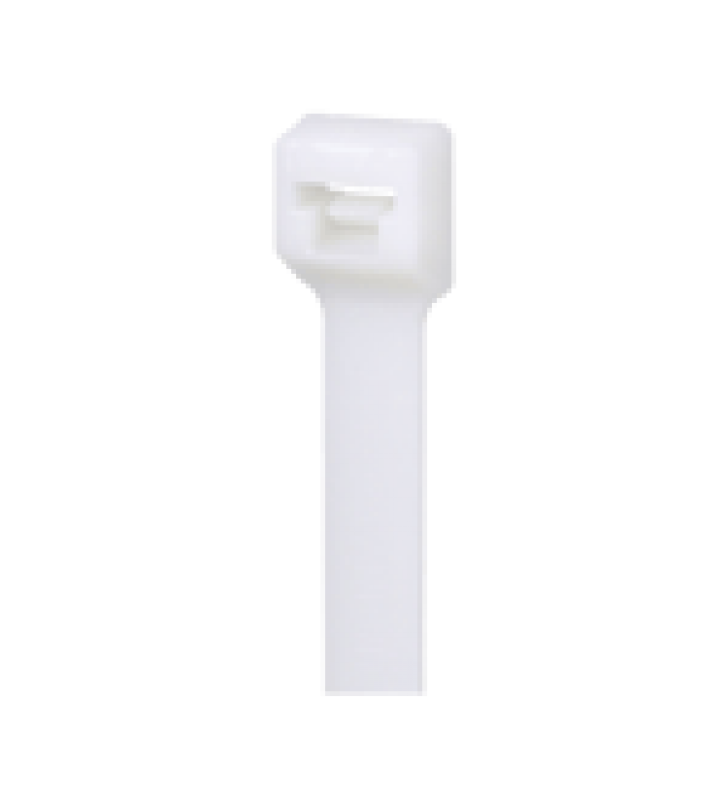 CINCHO DE BLOQUEO DE NYLON 6.6, COLOR NATURAL, 142 MM (5.6IN) DE LARGO, SECCION TRANSVERSAL EN MINIATURA, 1000 PIEZAS