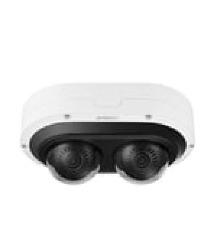 CAMARA IP MULTI-SENSOR MULTI-DIRECCIONAL / 2 CANALES DE 6MP / H.265 + WISESTREAM II / WDR 120DB / EXTERIOR IP67 / IK10 / NEMA4X