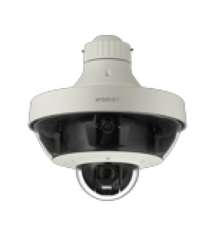 CAMARA IP MULTISENSOR 8 - 20 MP (4 SENSORES DE 2 O 5 MP) LENTES INTERCAMBIABLES CON PTZ 2 MP 32X / HASTA 5 TARJETAS SD DE 256 GB / WDR DE HASTA 150DB / IP66 / IK10