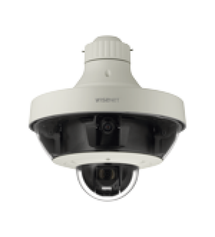 CAMARA IP MULTISENSOR 8 - 20 MP (4 SENSORES DE 2 O 5 MP) LENTES INTERCAMBIABLES CON PTZ 2 MP 32X / HASTA 5 TARJETAS SD DE 256 GB / WDR DE HASTA 150DB / IP66 / IK10