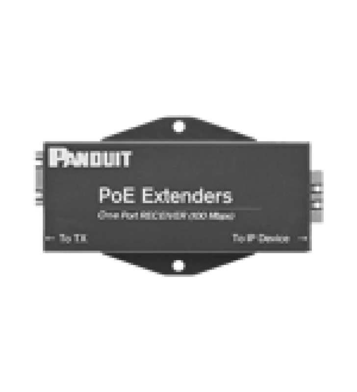 RECEPTOR POE/POE+ PARA USO CON TRANSMISOR POEXTX1, HASTA 610 METROS (2000 FT) CON CABLE CAT5E O CAT6, 10/100MBPS
