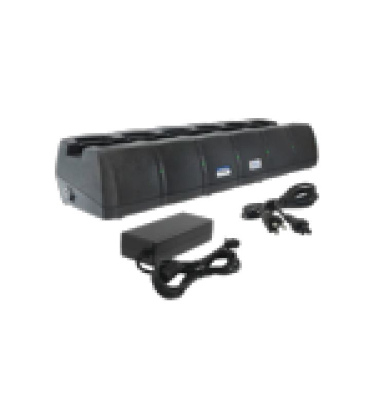 MULTICARGADOR DE 6 CAVIDADES PARA RADIOS ICOM IC-F3003, IC-4003 PARA BATERIAS NI-MH  BP264 O GENERICAS.