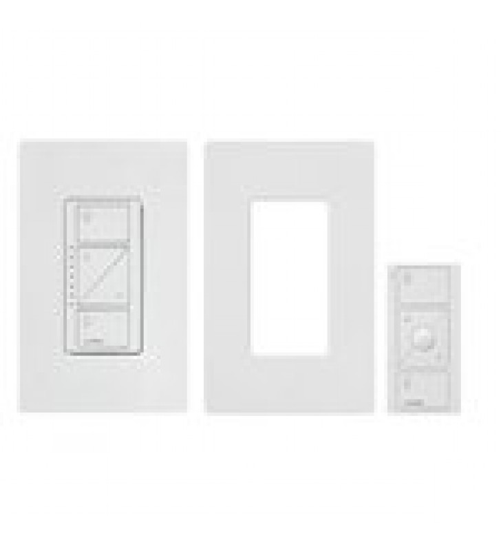 KIT, ATENUADOR PARA EMPOTRAR EN PARED, CONTROL REMOTO PICO Y TAPA, IDEAL PARA EL CONTROL DE ILUMINACION, INTEGRABLE AL HUB DE CASETA Y SU APP.