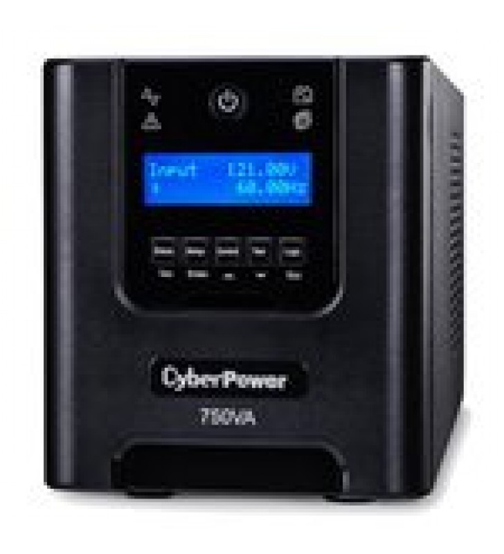 UPS DE 750 VA/525 W, TOPOLOGIA LINEA INTERACTIVA, ENTRADA 120 VCA NEMA 5-15P, ONDA SENOIDAL PURA, TIPO TORRE, CON 6 TOMAS NEMA 5-15R