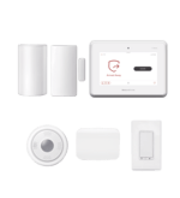 PANEL DE ALARMA CON APAGADOR DIMMER Y PLUG-IN DIMMER PARA TOMACORRIENTE