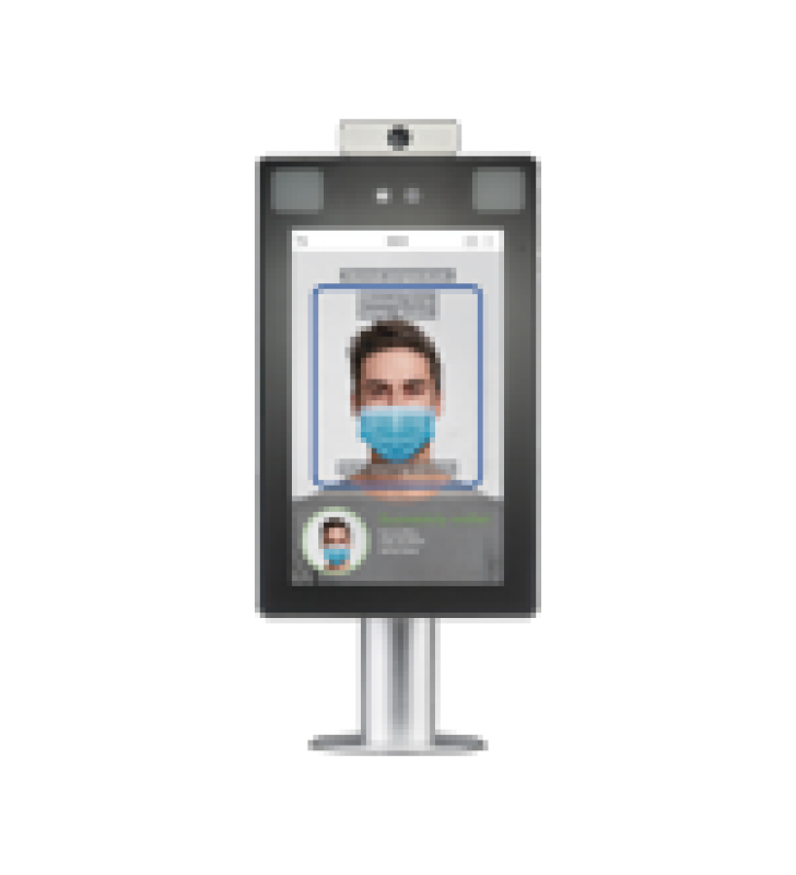 LECTOR DE ROSTROS / DETECCION DE TEMPERATURA CORPORAL / SIN CONTACTO  / ACEPTA SELFIES / RECONOCIMIENTO A 2.5 METROS / ADMS GRATIS / MONTAJE DE POSTE