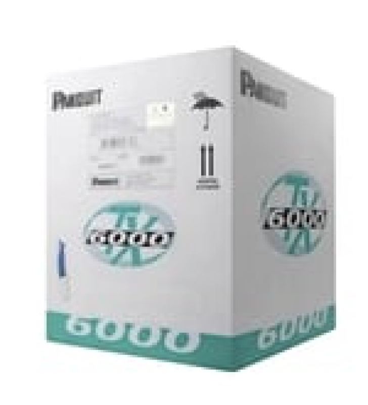 BOBINA DE CABLE UTP 305 M. DE COBRE, TX6000? PANNET, REELEX, NARANJA, CATEGORIA 6 MEJORADO (23 AWG), PVC (CM), DE 4 PARES