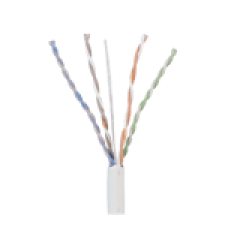 BOBINA DE CABLE UTP 305 M. DE COBRE, TX6000? PANNET, BLANCO, CATEGORIA 6 MEJORADO (23 AWG), CMP (PLENUM), DE 4 PARES