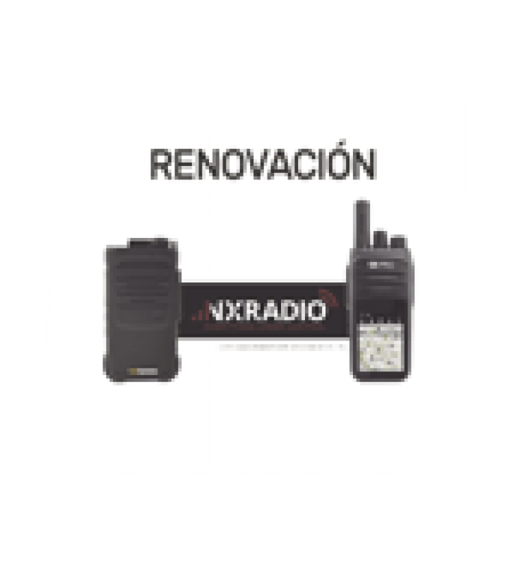 RENOVACION DE LICENCIA ANUAL NXRADIO PARA TERMINALES TE390, TXR59A4G Y TXR50A4G