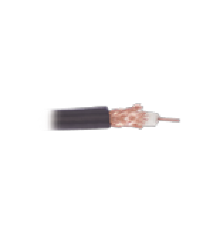 RETAZO DE 5 MTS DE CABLE RG59, CONDUCTOR CENTRAL DE ALAMBRE DE COBRE CALIBRE 20, BLINDADO DE MALLA TRENZADA DE COBRE 80%, AISLANTE DE POLIETILENO SOLIDO.