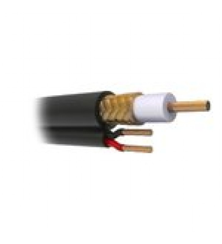 CABLE COAXIAL RG59 SIAMES, HECHO EN MEXICO, OPTIMIZADO PARA HD. APLICACION PARA INTERIOR, RETAZO DE 10 METROS