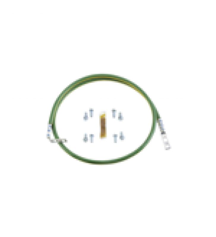 JUMPER PARA ATERRIZAR EQUIPOS EN RACKS O GABINETES, 6 AWG, CON TERMINAL DOBLADA A 45 GRADOS, PARA CONEXION A TIERRA Y TERMINAL RECTA PARA EQUIPOS, 61 CM DE LARGO
