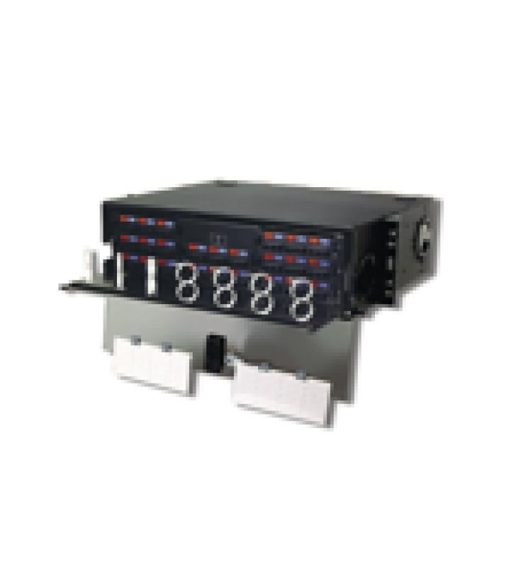PANEL DE CONEXION DE FIBRA OPTICA (RIC3) PARA RACK DE 19IN, ACEPTA 8 PLACAS QUICK PACK, HASTA 192 FIBRAS, 3 UR