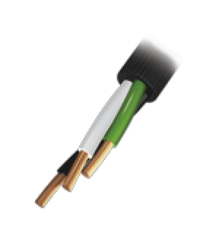 CABLE ELECTRICO DE USO RUDO 3 HILOS CALIBRE 10 AWG, HASTA 600 V. ROLLO DE 100 M.