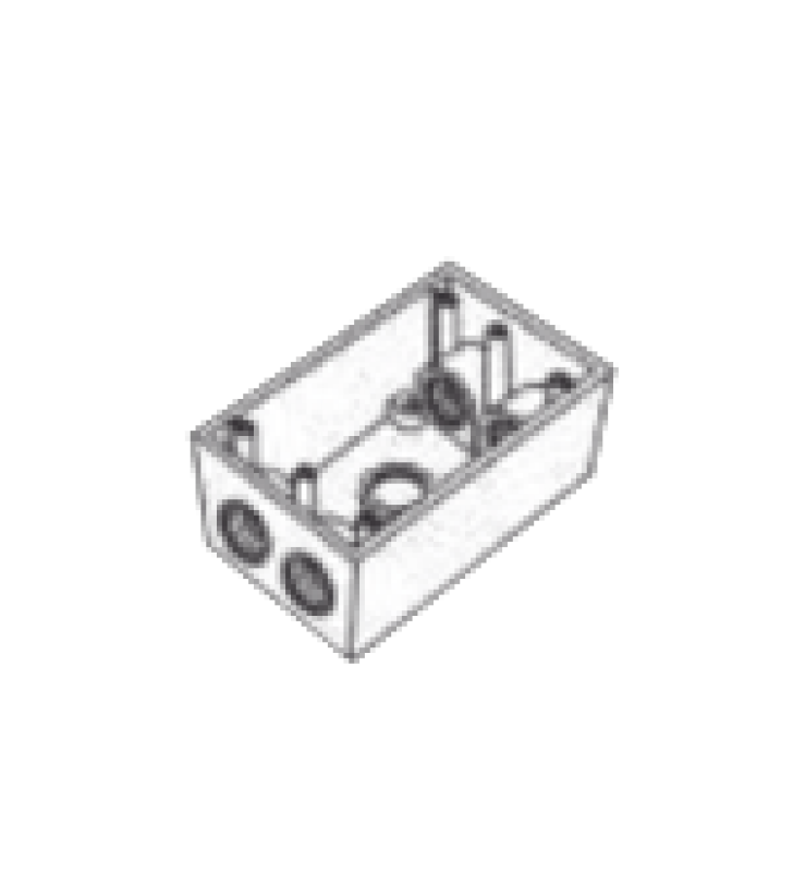 CAJA CONDULET FS DE 3/4 (19.05 MM ) CON CINCO BOCAS A PRUEBA DE INTEMPERIE.