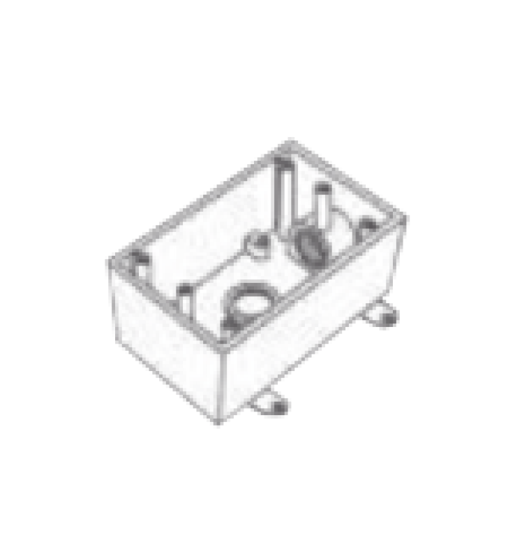 CAJA CONDULET FS DE 1/2 ( 12.7 MM ) CON DOS BOCAS UNA ARRIBA Y UNA ATRAS A PRUEBA DE INTEMPERIE.