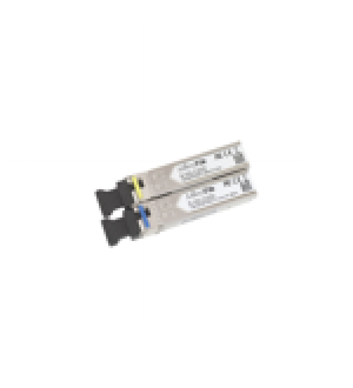 TRANSCEPTORES MINIGBIC SFP 1.25G LC WDM PARA FIBRA MONO MODO 20 KMS