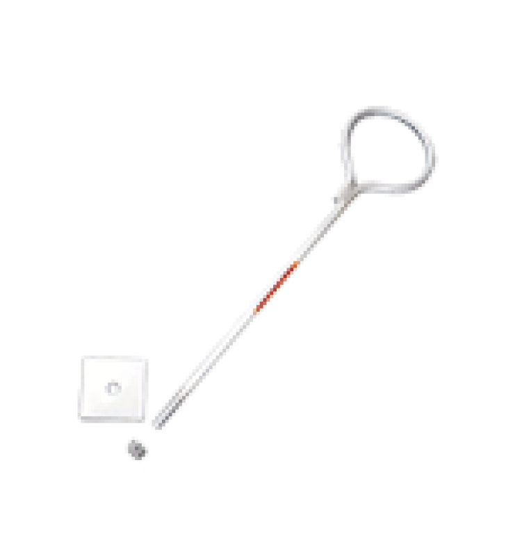 ANCLA DE LOSA O PARED DE 65 CM. DE 3/4 DE GROSOR GALVANIZADA POR INMERSION EN CALIENTE.