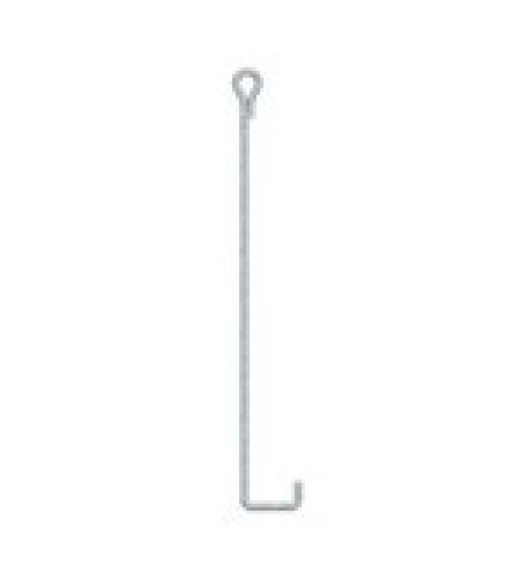 ANCLA DE SUELO CON OJO DE LLAVE ? 3/4 X 150 CM, GALVANIZADO POR INMERSION EN CALIENTE.