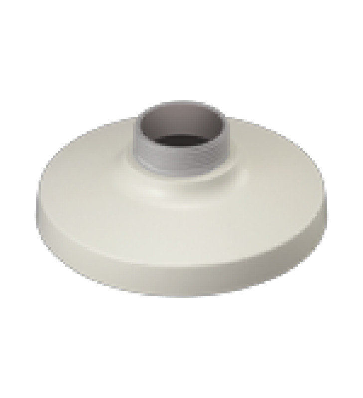 MONTAJE ADAPTADOR TIPO PLATO COLOR MARFIL NECESARIO PARA INSTALACION EN PARED O TECHO (VER DOMOS COMPATIBLES)