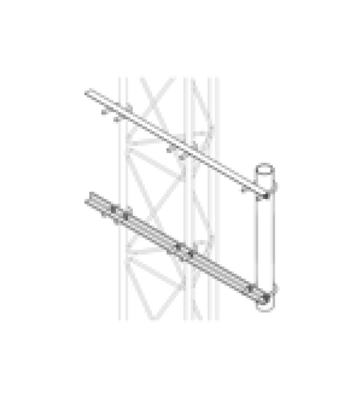 BRAZO LATERAL LIVIANO PARA TRAMO STZ30G GALVANIZADO POR INMERSION EN CALIENTE.