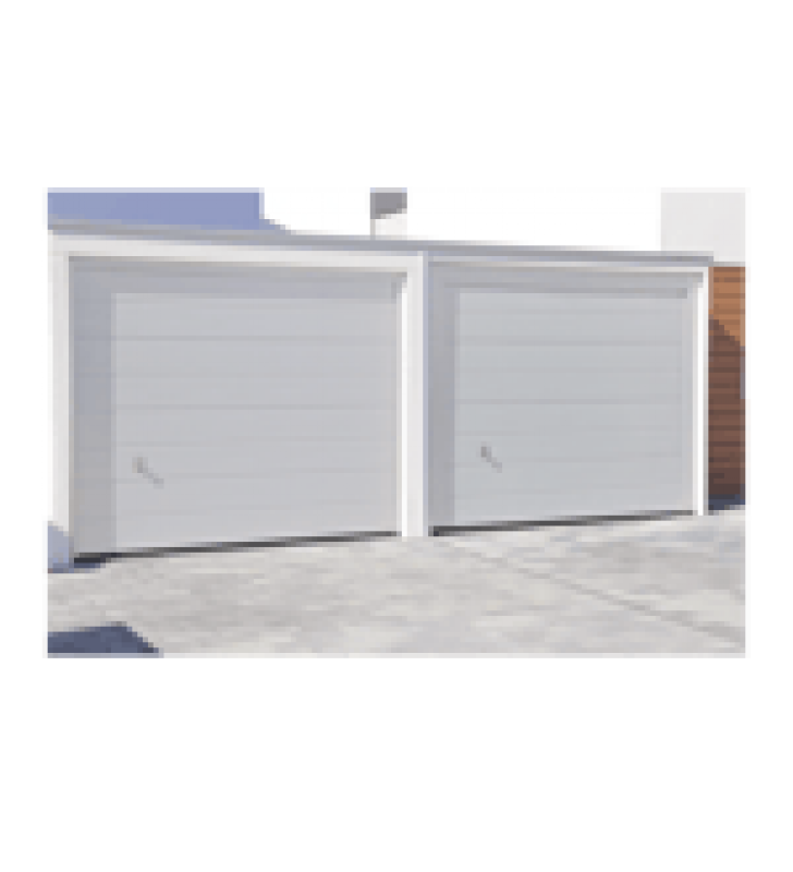SECCION PARA PUERTA DE GARAGE / LISA / COLOR BLANCO / PARA GARAGE108 / ESTILO AMERICANA.