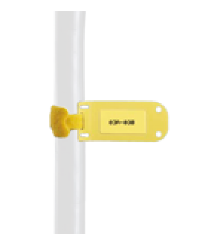 PAQUETE DE 25 MARCADORES DE IDENTIFICACION AUTOLAMINADOS, DE 33.3 X 76.2 MM, USO INTERIOR/EXTERIOR, COLOR AMARILLO