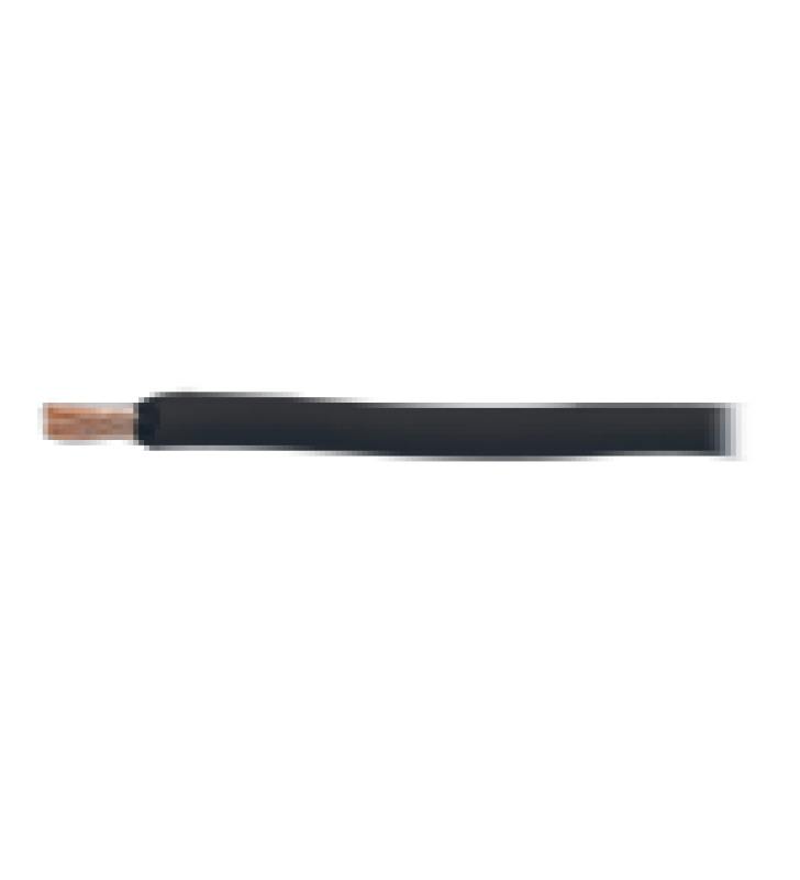 CABLE ELECTRICO DE COBRE RECUBIERTO THW-LS CALIBRE 6 AWG 19 HILOS COLOR NEGRO (100 METROS)