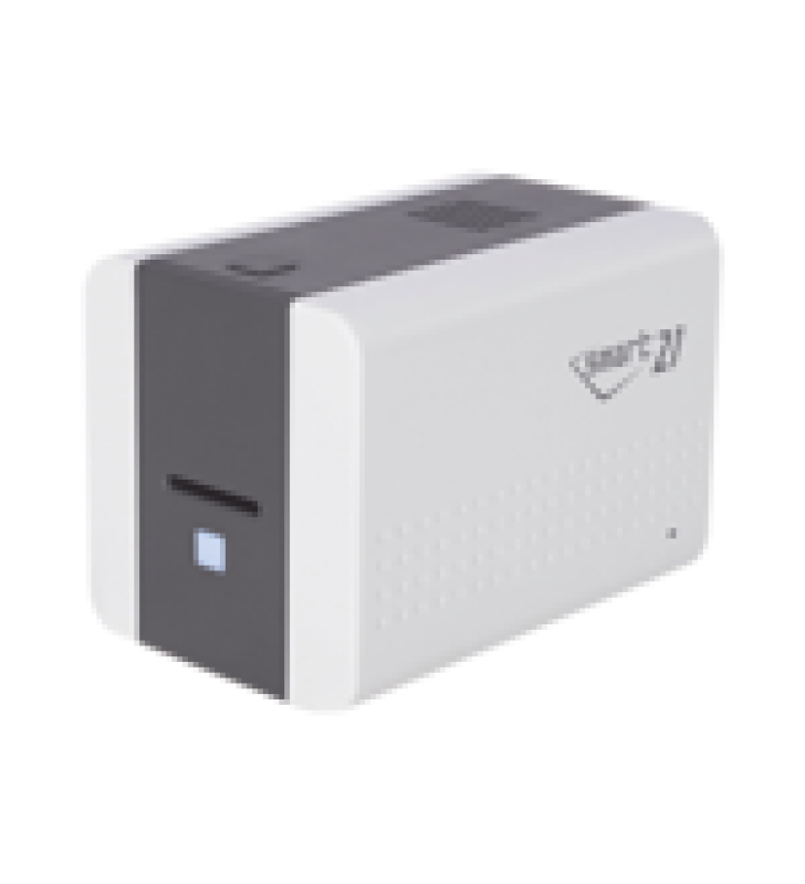 IMPRESORA DE TARJETAS SEMI- AUTOMATICA SMART21 / INGRESO DE TARJETAS MANUAL/INCLUYE RIBBON, SOFTWARE Y 100 TARJETAS PVC