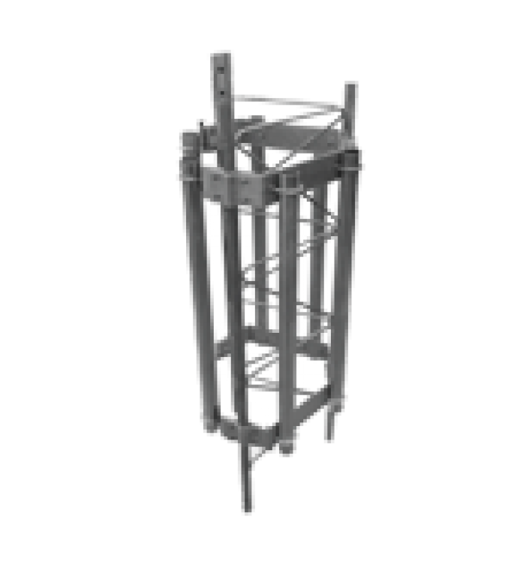 HERRAJE PARA 6 ANTENAS SECTORIALES COMPATIBLE CON TRAMO STZ45G.